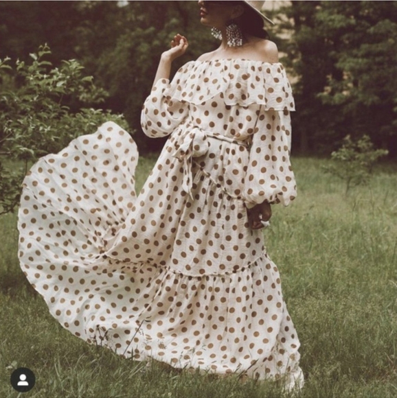 Mango Polka Dot Limited Ruffles New - Picture 2 of 4